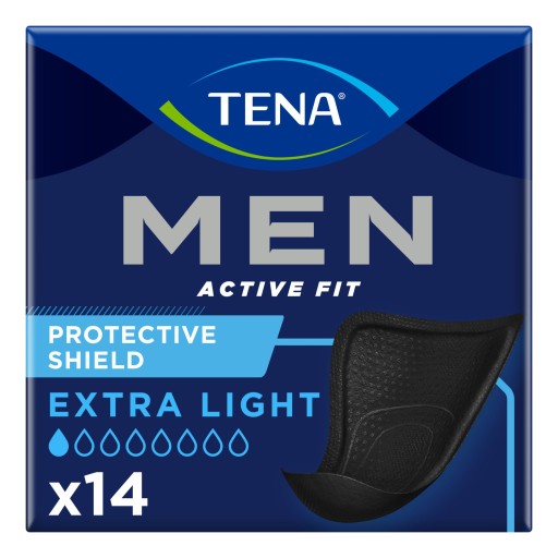 Tena Men Extra Light anatomické vložky 14 kusov