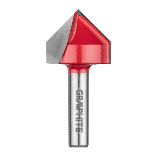 GRAFITOVÁ V-DRÁŽKA FRÉZA HM priemer 25,4x25,4mm stopka 8mm 56H210