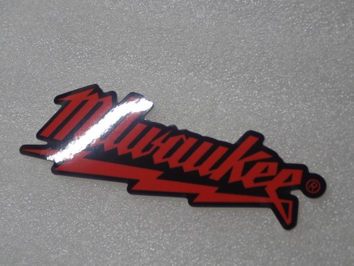 NÁLEPKA S LOGOM MILWAUKEE TOOLS 9,5 x 6,4 cm