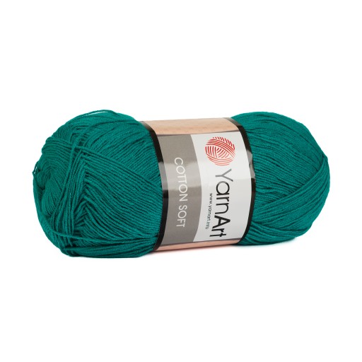100g bavlnená priadza, akryl Cotton Soft marine 63