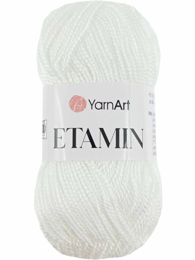 YarnArt Etaminová priadza 30 g 180 m farba 421 biela