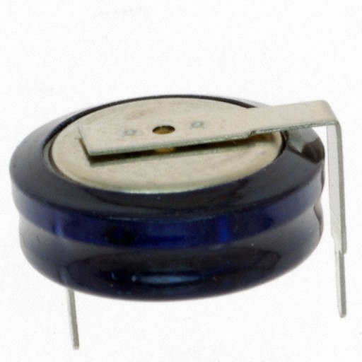 KONDENZÁTOR ZLATÝ KLOBÁK 1F 5,5V RASTER 20mm HORIZONT.