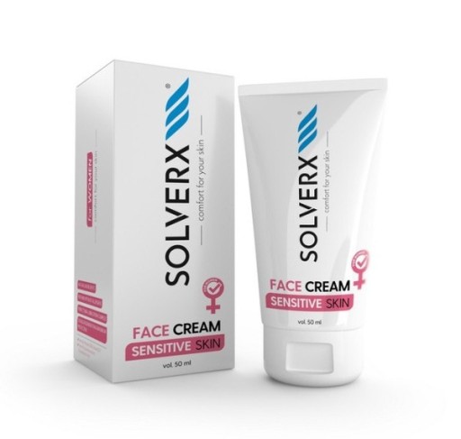 SOLVERX Krém na tvár pre citlivú pleť 50 ml