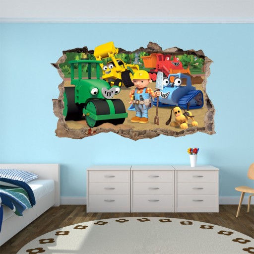 Nálepka na stenu BOB THE BUILDER! Veľký výber!