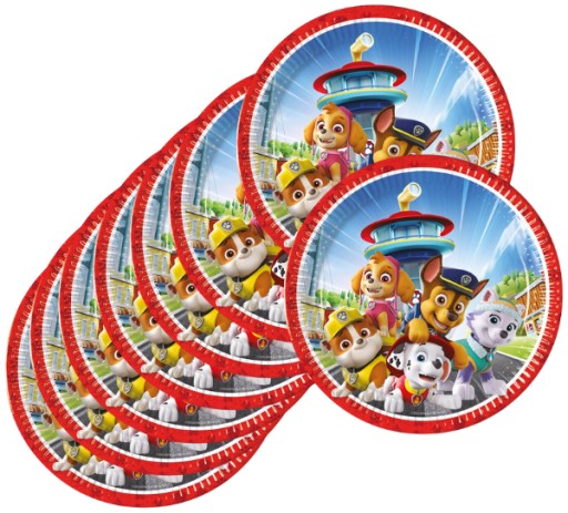 Papierové taniere Paw Patrol, 8 kusov, 23 cm