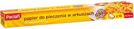 Papier na pečenie PACLAN 16 hárkov silikonizovaný