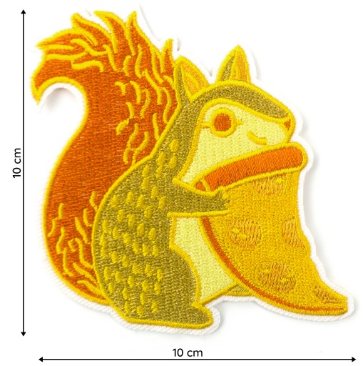 TERMO nažehľovačka Patch na pizzu veverička