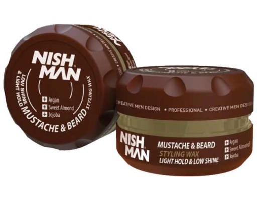 NISHMAN Styling Wax balzam na bradu a fúzy 100 ml