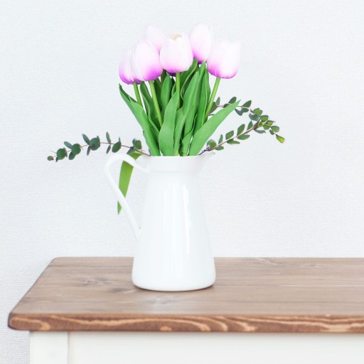 UMELÉ TULIPANY umelé kvety, ako ozajstné, tulipánové kytice do vázy, 1 ks.