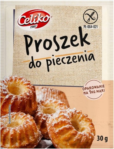 Bezlepkový prášok do pečiva na koláče 30g Celiko