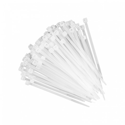SŤAHOVACIA KABELKA OK-36100W 3,6x100mm BIELA ECO LIGHT M20435 balenie 100 ks