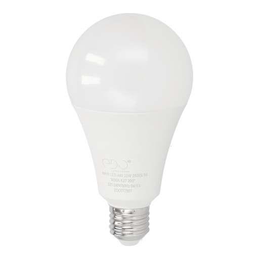 E27 A80 LED žiarovka 22W 3000K teplá 2500lm EDO