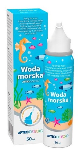 Apteo detská morská voda izotonický nosový sprej 50 ml