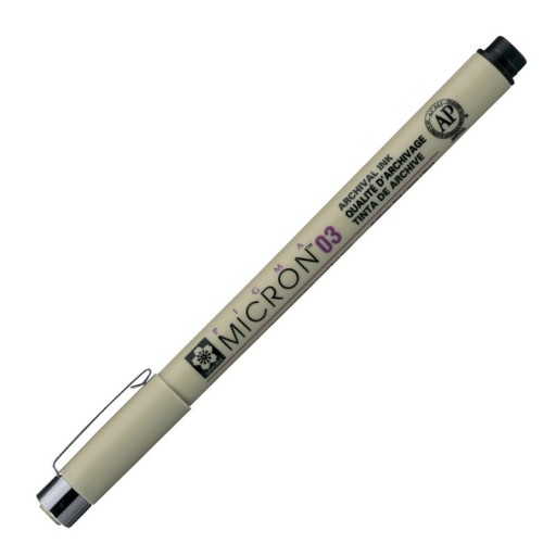 SAKURA Pigma Micron 03 jemná linka (čierna)