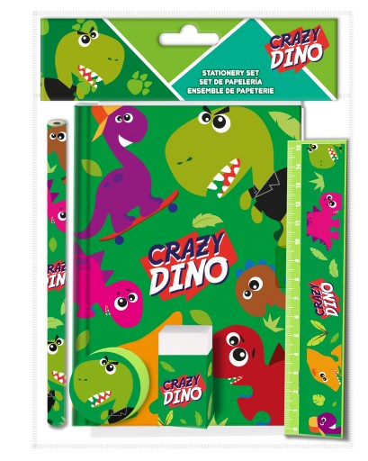 Písacia súprava Crazy Dino 5 kusov