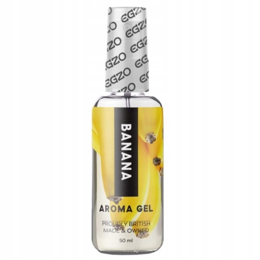 EGZO intímny gél s príchuťou banán, 50ml, voda, bez cukru, ORAL SEX