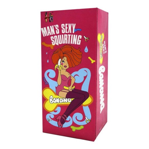 Mužský sexy striekajúci banán
