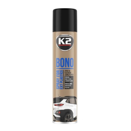 Obnovuje, leští a chráni plasty K2 BONO 300ml