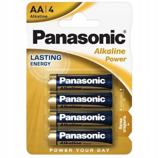 BATÉRIE PANASONIC AA (R6) ALKAICKÉ BATÉRIE - 4 ks
