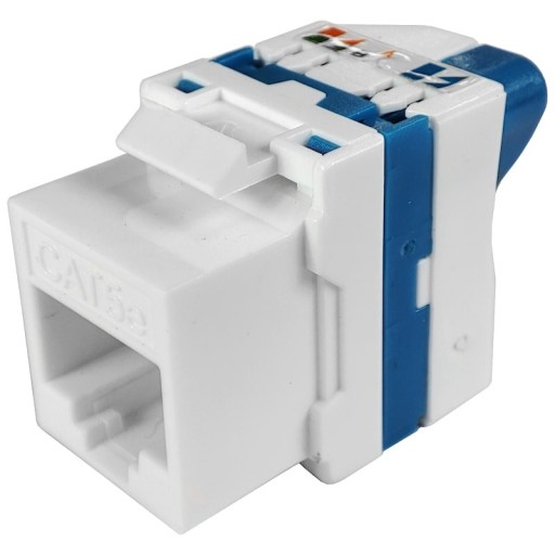 SOCKET KEYSTONE RJ45 MODUL, BEZ NÁSTROJA, CAT.5E