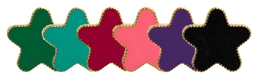Ozdobný prívesok psík STAR, farby