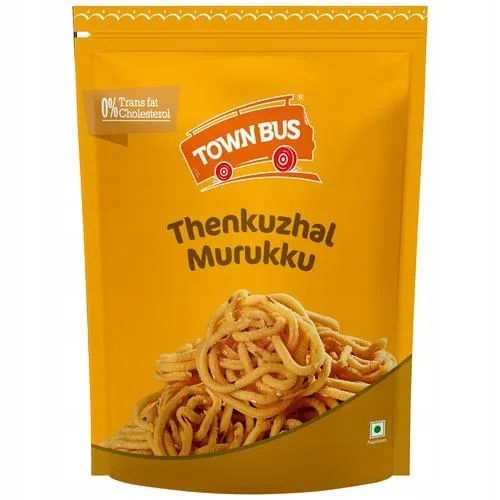 Indický snack Thenkulal Murukku Town Bus 170g