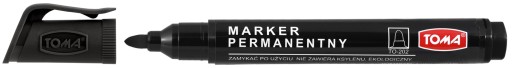 TOMA TO-202 Permanentný popisovač 1,5 mm čierny