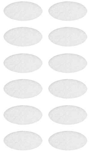 Samolepiace plstené podložky biele 15x30mm balenie 12ks - VORSTAHL