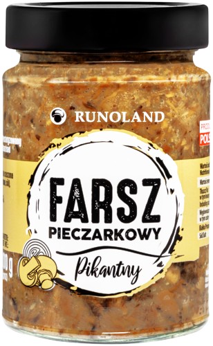 Pikantná HUBOVÁ plnka 328ml/300g Runoland