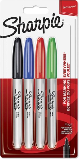 Fixky Sharpie Fine 4 farby