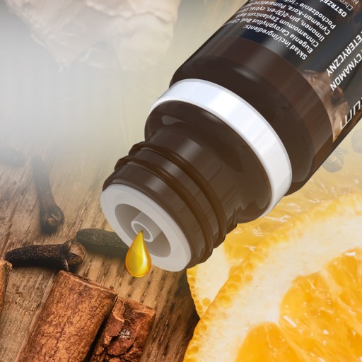 AROMATUM VIANOČNÁ VÔŇA PRÍRODNÝ ESENCIÁLNY OLEJ POMARANČOVÝ KLÍČIK ŠKORICA