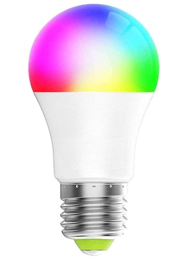ENERGETICKY ÚSPORA FAREBNÁ LED ŽIAROVKA S DIAĽKOVÝM OVLÁDANÍM 10W SO ZÁVITOM E27