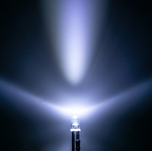 x5 LED 12V 10mm 9 FAREB, kábel 20cm