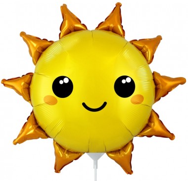 Fóliový balónik SUNNY Sun Smile Letná narodeninová párty 35cm