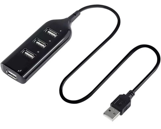 USB HUB 4 PORTOVÝ SPÍNAČ PLITERA 2.0