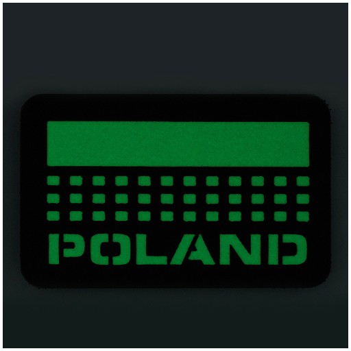 VELCRO ZÁPLATA POĽSKO LASEROVÝ REZANÝ 50x80 FLUORESCENT M-TAC ČERVENÝ