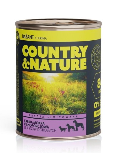 COUNTRY NATURE Bažant s cuketou 800 g
