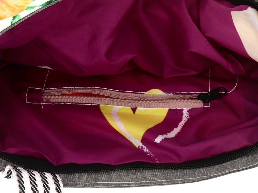 V2 LETNÁ VIBES PLÁŽOVÁ TAŠKA Zips SHOPPER PLÁŽOVÁ TAŠKA PIKNIKOVÝ MIX