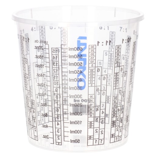 HRNČEK NA MIEŠANIE LAKOVÝCH FARIEB S ODSTUPŇOVANÍM, 700ml