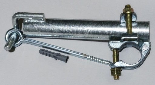 spojka kotvy lešenia 48,3 mm x 0,3 m, žiarovo zinkovaná