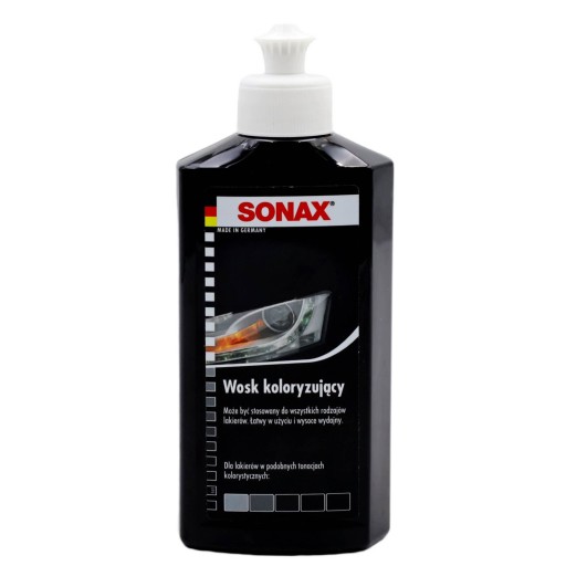 Sonax Nanopro čierny farbiaci vosk 250ml