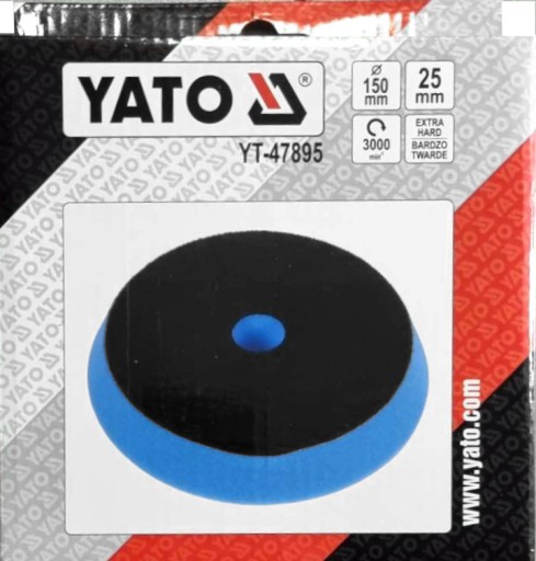 LEŠTIACA HUBKA, PODLOŽKA NA VELCRO, 130/150 mm, VEĽMI TVRDÁ