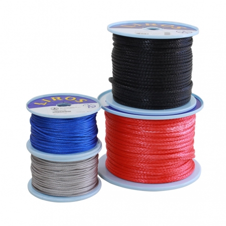Lano 100% DYNEEMA LIROS D-Pro 2mm Halyard / Silver