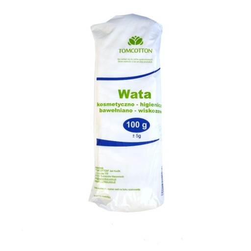 Kozmetická a hygienická vata Tomcotton 100g