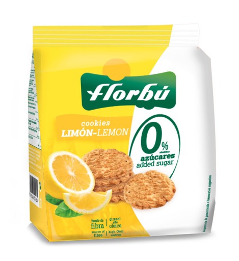 FLORBU sušienky s citrónovou príchuťou bez pridaného cukru