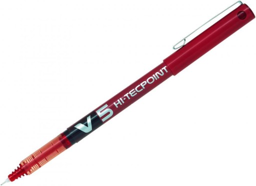 PILOT V5 Hi-Tecpoint jemná vložka červená x 2 ks