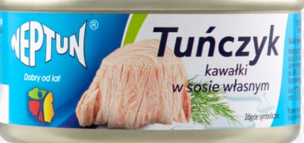 Kúsky tuniaka vo vlastnej omáčke 170g NEPTUN