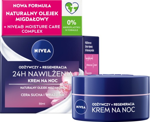 NIVEA hydratačný nočný krém na tvár 50ml