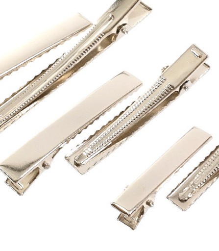 Sponky do vlasov Tucan Silver zobáky MIX