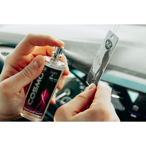 K2 COSMO MAN vôňa do auta ATOMIZER+ZAWISZ